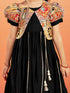 Girl's' Black Anarkali Set